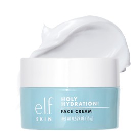 e.l.f. SKIN Mini Holy Hydration! Face Cream, Lightweight, Hydrating Face Cream For Supple Skin, Formulated With Hyaluronic Acid & Niacinamide, 15g