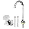 G1/2in Thread Copper Floor Mounted Foot Pedal Basin Faucet Sink