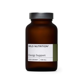 Wild Nutrition WILD NUTRITION Food-Grown? Energy Support - Natural Energy Support Supplements with Iron, Vitamin C, and Magnesium - Ethically Sourced - Maintain Energy Levels + Immune Support - 60 Capsules