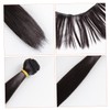 Gogogmee 5Pcs Black Straight Hair Doll Wigs for Diy Craft