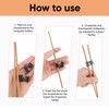 Reusable Chopstick Helper, Mabor 6 Pieces Training Chopsticks Hinges Connector