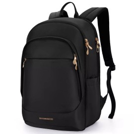 LIGHT FLIGHT Travel Backpack for Women, 15.6 Inch Anti Theft Laptop Backpack ...