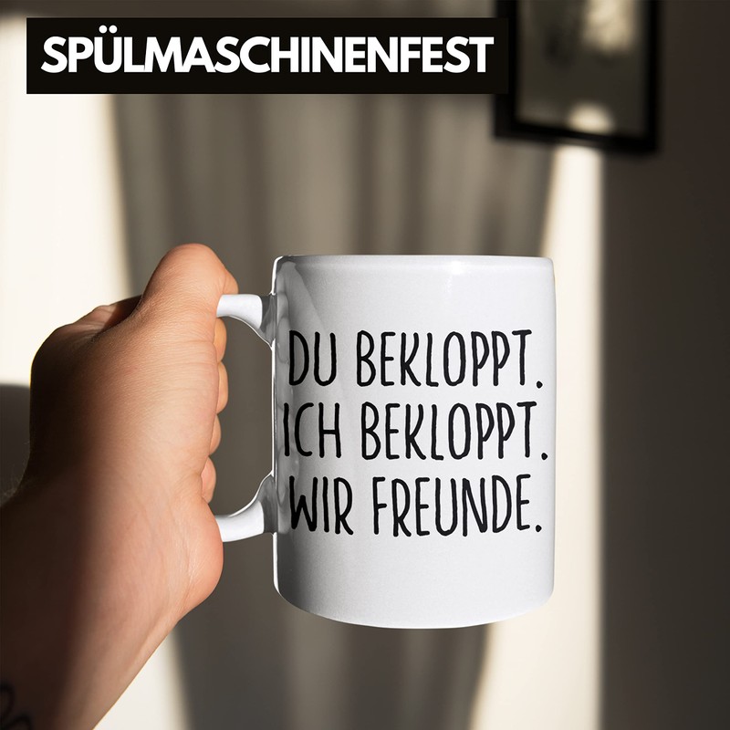 Trendation - Beste Freunde Tasse Geschenk Beste Freundin Freund Kaffeetasse