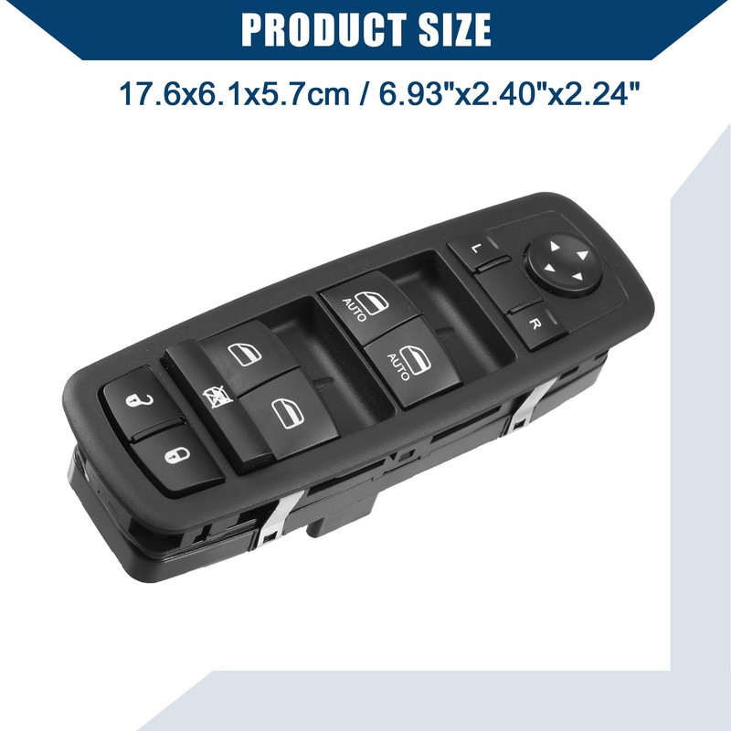 Hihaha No.4602533AB Power Window Switch for Dodge Grand Caravan 2008-2011