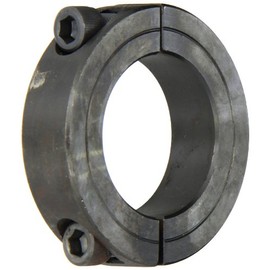 Climax Part 2C-162, Mild Steel, Black Oxide Plating, Clamping Collar, 1 5/8 inch bore, 2 5/8 inch OD, 11/16 inch Width, 5/16-24 x 1" Clamp Screw