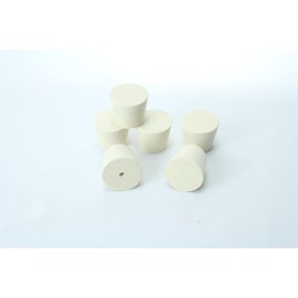 5+1 Rubber Stopper Set, Including 5 of #7 and 1 of #7 with 1-Hole Bonus, Set of 6