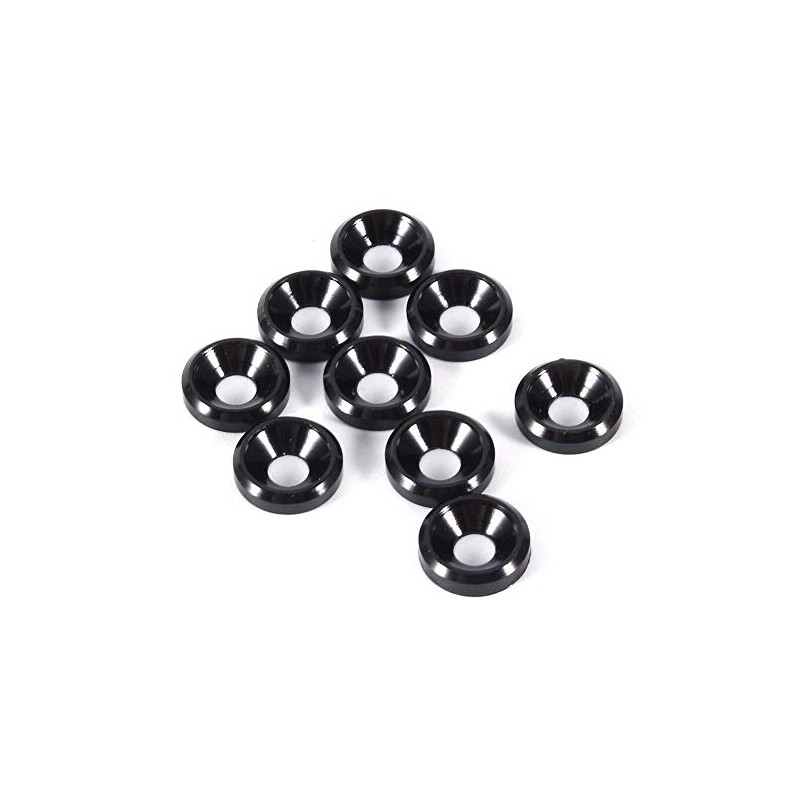 Bolt Washer BE-TOOL M5 Anodised Aluminium Countersunk Washer Black (Pack