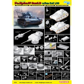 Dragon Models 1/35 German Pz.Kpfw. IV D w/5cm KwK L/60 ~ Dragon DML #6736