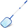 Evob Pool Skimmer Net with Adjustable 17-40" Telescopic Pole -
