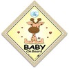 Giraffe Baby On Board Sign, Baby on Board Sign Baby