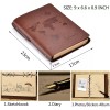 SEEHAN A5 Refillable Journal Leather Notebook Diary Vintage Sketchbook Travel