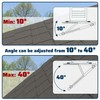 Pearwow Air Conditioner Rooftop Mount Mini Split Bracket, Adjustable Rooftop