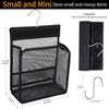 GUMQDD Mini Hangable Mesh Bathroom Storage Basket, Foldable Shower Caddy