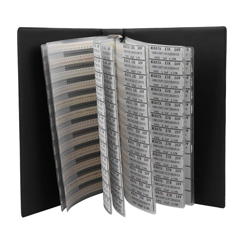 0402 Capacitor Book kit 0402 Series Capacitance Sample Book 80
