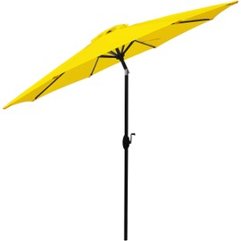 Bond Manufacturing 59630 9ft Aluminum Market Patio Umbrella, Sunflower Yellow