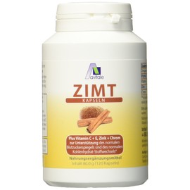Avitale Zimt Kapseln 500 mg + Vitamin C+E, 120 Stück, 1er Pack (1 x 80 g)