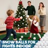 120 PCS Christmas Fake Snow Balls, 2 Inch Soft Snowball