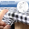 Pack of 6 Plastic Tablecloth Clips, Transparent Table Cloth Holder