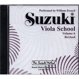 Suzuki Viola School Volume 6 - Compact Disc (Preucil)