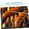 BESPORTBLE 2 Sets Grill Thermometer Stainless Steel Barbecue Thermometer Kitchen