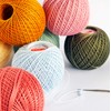 Cotton Crochet Yarn Double Mercerized Thread 220yd/200m Ball 1.05oz/30g Knitting