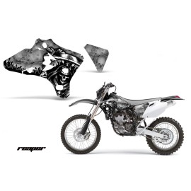 AMR Racing Shroud Graphics Kit Decal Wrap For Yamaha YZ250F YZ450F 2003-2005 REAPER SILVER