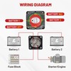 RED WOLF RED WOLF 1-2-Both-Off Battery Switch DC 12V-48V 200A,
