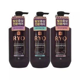 Ryeo 려 자양윤모 9ex 탈모증상케어 샴푸 400ml 지성 중건성 민감성 3종중선택 [01 려 자양윤모 9EX 샴푸 지성 400ml] Ryo Jayang Yoonmo 9EX Hair Loss Care Shampoo 400ml for Oily, Normal, and Sensitive Types [01 Ryo Jayang Yoonmo 9EX Shampoo Oily 400ml]
