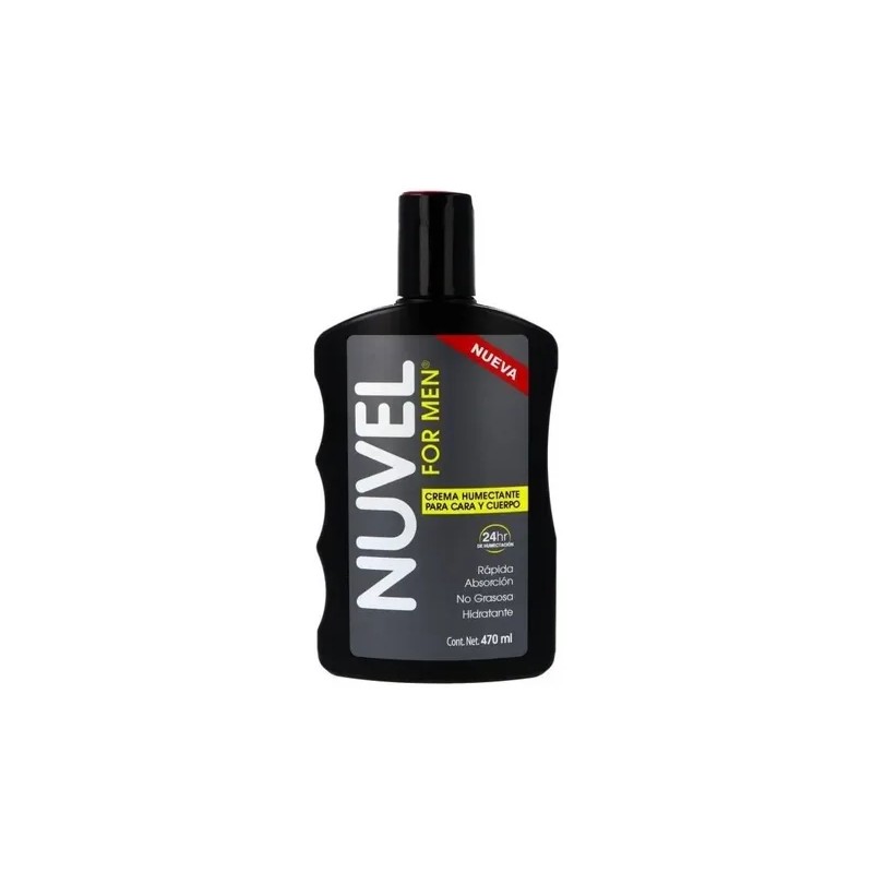 Nuvel For Men Crema Corporal Humectante Para Hombre Con Aloe