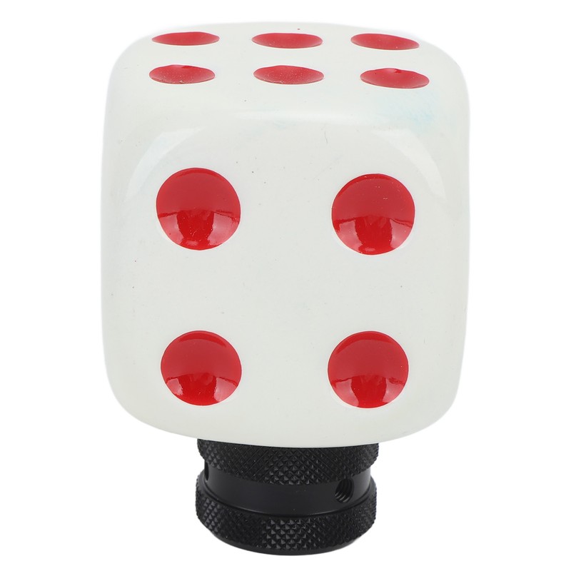 Dice Shape Shift Head Resin Gear Shifting Lever Knob Transmission