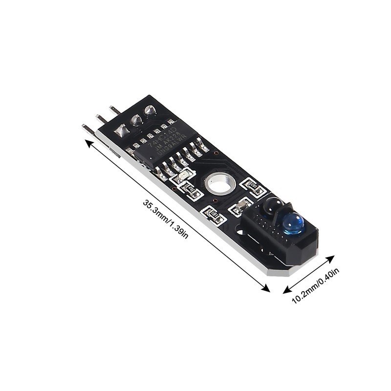 JUZITAO 12PCS TCRT5000 IR Sensor 5V 1 Way Line Tracking