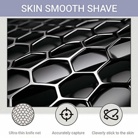 Shaver Replacement Heads - Braun Series 3 Replacement Head Compatible with All Braun Series 3 Shavers 21B Metal Bracket Black Shaver Head, Metal Bracket Design for Durability 1PCS