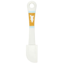 Dr. Oetker Dough Scraper 18.5cm DieMouse Small Plastic Dough Scraper with Handle Versatile Mouse Dough Spatula High Quality Kitchen Scraper (Color : White, Orange)