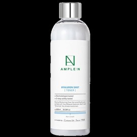 Ampoule N Hyaluronic Shot Toner 600ml Olive Young Wipe Pore Toner Acne Skin Soothing Moisture / 앰플엔 히알루론샷 토너 600ml 올리브영 닦토 모공토너 여드름 피부 진정수분