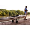 Suspenz Stowable Kayak Carrier Cart, SK Trailer Cart with Airless