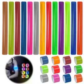 13 PCS Reflektorbänder Schnapparmbänder Klatscharmband Sicherheitsband Reflektierend Sicherheitsband Kinder,Geeignet für Jogger und Radfahrer,TransportJagd,Sport,Sicherheit in der Schule(13 Farben)