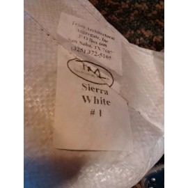 Texas Architectural Aggregate 1 lb bag Terrazzo Aggregate Sierra White #1Texas Architectural  1/8"-1/4" floor