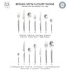 Robert Welch Bergen Satin, 7 Piece Cutlery Place Setting. Made