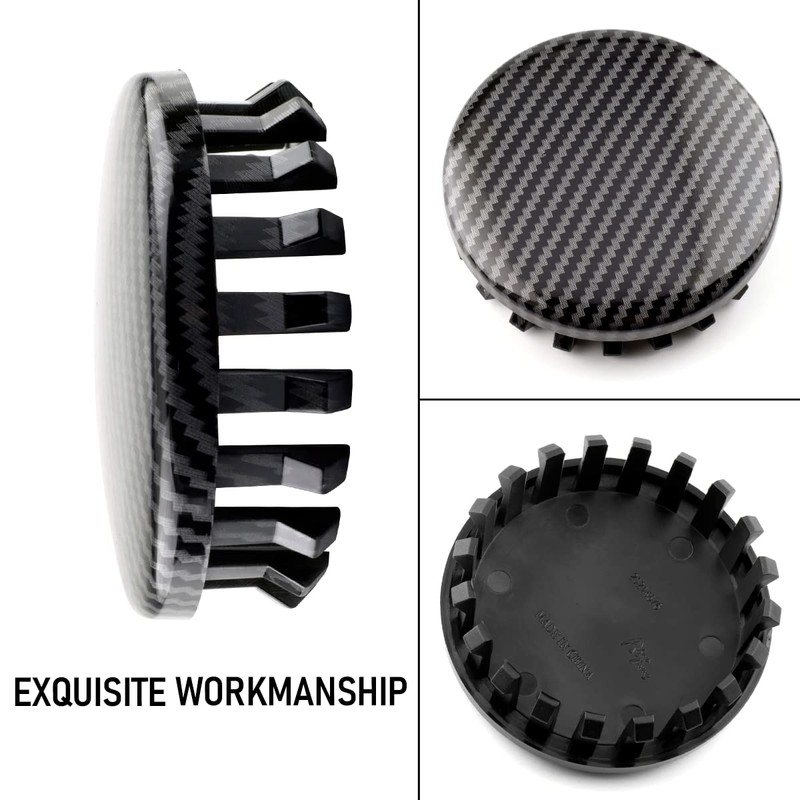 RTrhinoTuning 4 PCS 3.25in Wheel Center Caps Compatible with 19301601,