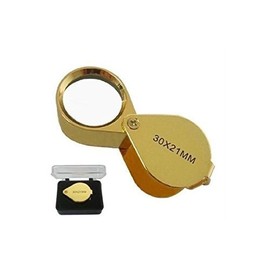 Jeweler's Loupe 30x Gold Polished