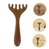 Mikinona Wooden Scalp Massager Gua Sha Comb Five Claw Acupressure