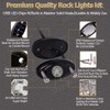 LEDMIRCY LED Rock Lights Green Kit 4PCS for Off Road
