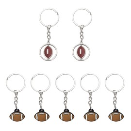 EOWVISN 7 Pieces Of Rugby Themed Pendants, Creative Pendants, Sports Souvenirs, And Fun Decorative Pendants.