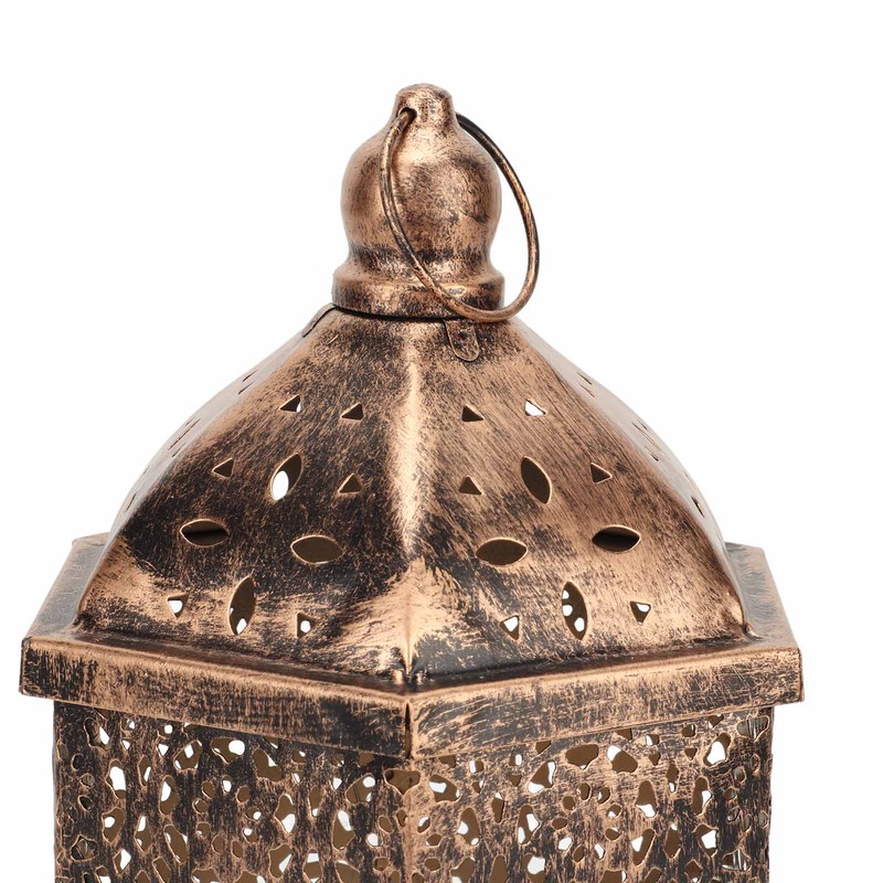 Hanging Lantern Outdoor Lamp Iron Retro Style Home Decoration Ornament