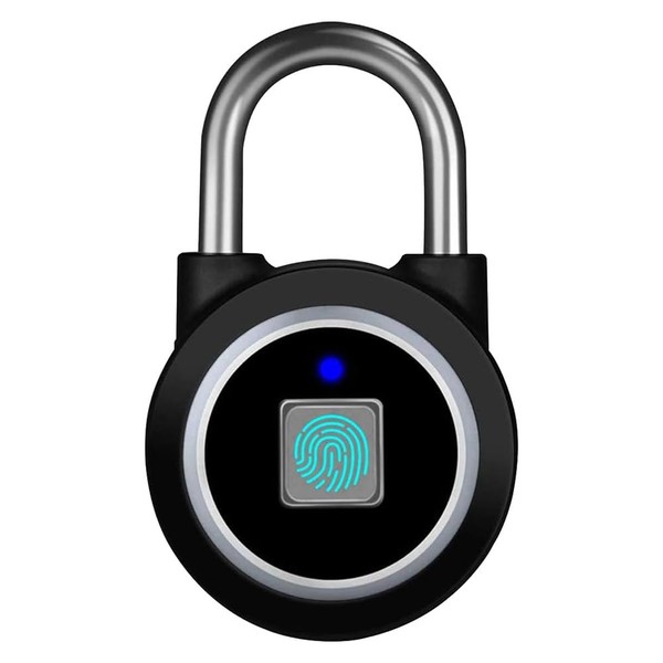 Snblzhef Fingerprint Padlock, Bluetooth Lock, Mobile APP, Smart Padlock with