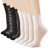 Utensilsto 8 Pairs of Women's Costume Socks, 36-40, Black &