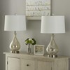 Maxax Glass Table Lamp Set of 2 for Living Room,
