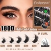 Eyelash Extension Kit Thick Lash Clusters Kit 10-18mm Fluffy Clusters