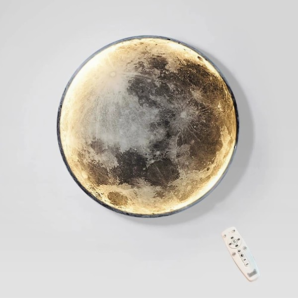 Does not apply Modern Moon Wall Sconce Lighting, Dimmable Nightlight