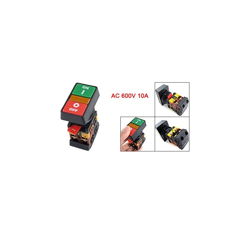 uxcell A11083100ux0124 on Off Start Stop Push Button with Light